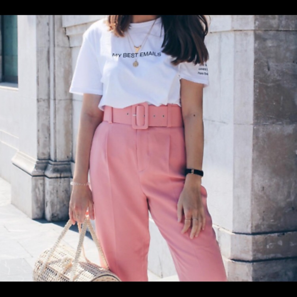Zara pink pants sizes Xsmall only wore once